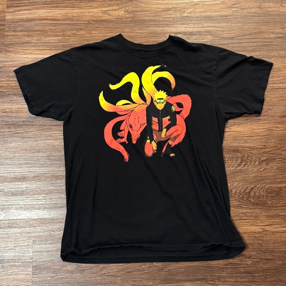 Vintage 2007 Naruto‎ Shippuden Ripple Junction XL Graphic T-Shirt – 9 tails
